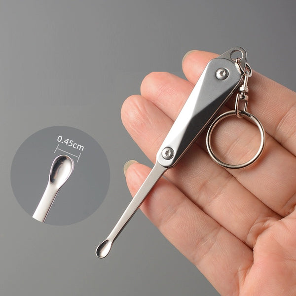 Ear Pick Keychain: Premium Ear-Cleaning Spoon Tool