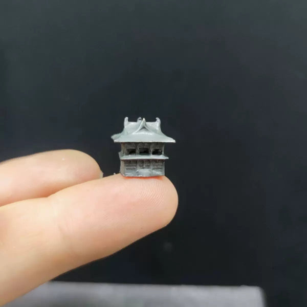 Mini Chinese Ancient House Model Micro Landscape Aquarium Decor