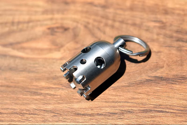 Stainless Ghost Bell: Crisp Sound EDC Charm
