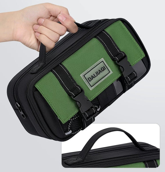 Vintage Minimalist High-Capacity Pencil Case: Aesthetic Stationery Pouch & Desk Organizer