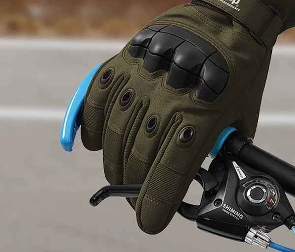 Men's Winter Cycling Gloves: Windproof, Warm, Non-Slip Tactical Grip