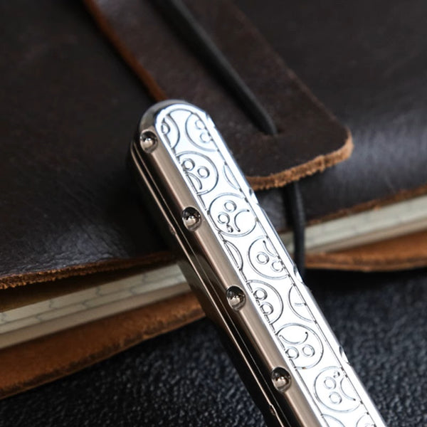 Zinc Alloy Youtiao Spinner: Push-Pop EDC Stress Reliever Toy