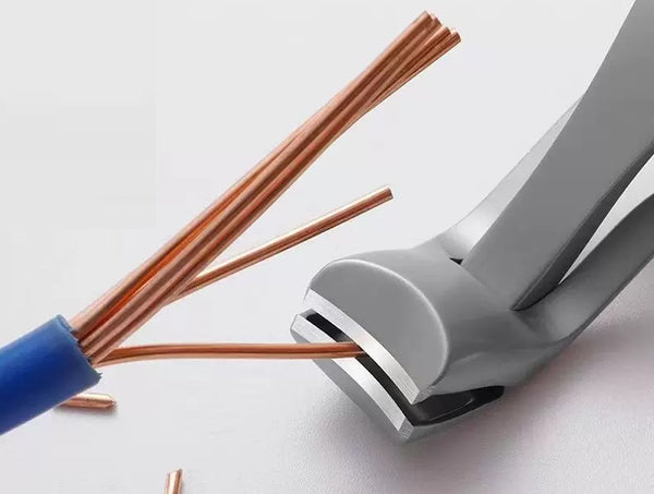 Curved Stainless Steel Powder-Cast Wide Jaw Nail Clipper
