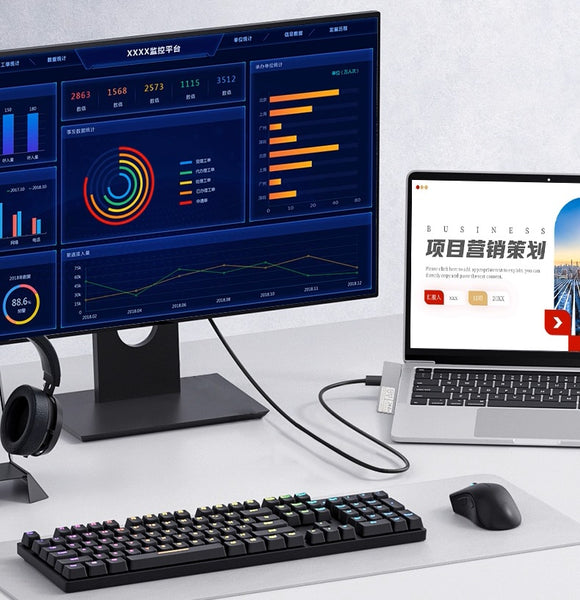 Type-C to HDMI Magic Dock: MacBook/iPad Screen Blast