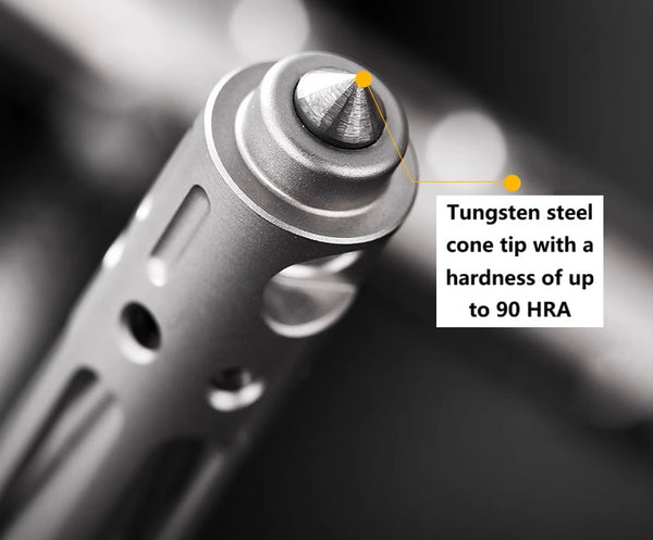 Mini Titanium Tactical Pen: Tungsten Window-Breaker Defense Tool