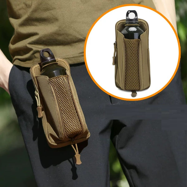 2-in-1 Outdoor Waist Bag – Phone & Water Bottle Holder for Hiking, Running & Cycling