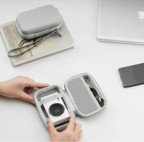Compact CCD Camera Protective Case - Chic & Secure Storage