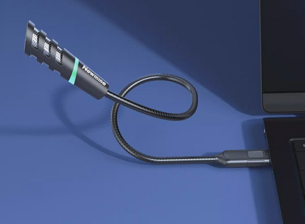 Plug & Play USB Mic: Noise-Cancel Gaming Live Magic