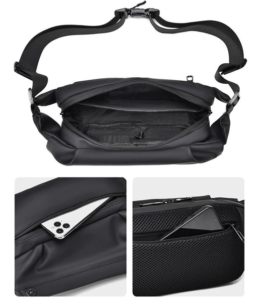 Men's Waterproof Lightweight Sling Bag - Stylish Durable Crossbody for Travel & Daily Use