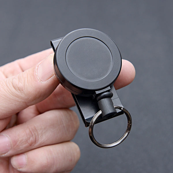 360° Spin Steel Rope Buckle: 60cm Retractable Key Hero