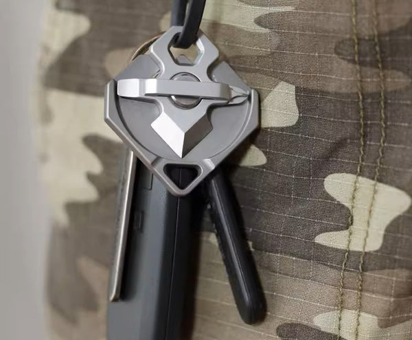 Titanium EDC Multi-Tool - Screwdriver, Wrench, Cool Pendant