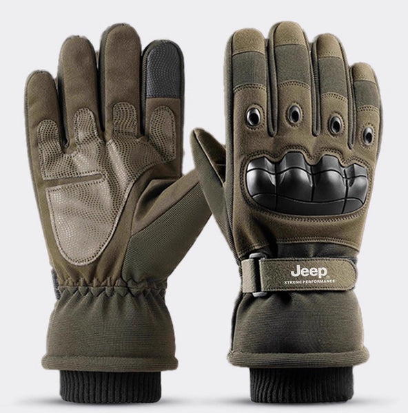 Men's Winter Cycling Gloves: Windproof, Warm, Non-Slip Tactical Grip
