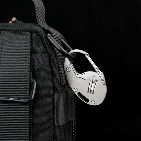 Titanium EDC Pocket Tool: Ultra-Sharp Stainless Unboxer & Everyday Mini Multi-Peeler Keyring