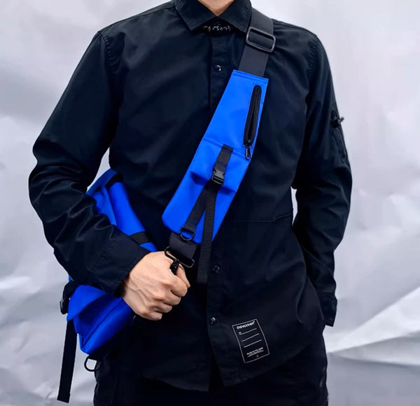 Phone-Pocket Crossbody Strap: Trendy Wide Backpack Belt