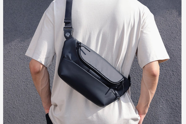 Trendy Men's Crossbody Chest Bag - Sporty Waist Pack