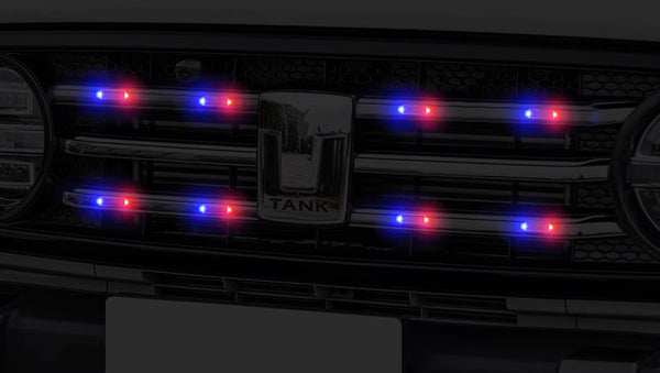 Solar LED Auto Alert Flashing Light: Motorcycle Night Tailguard