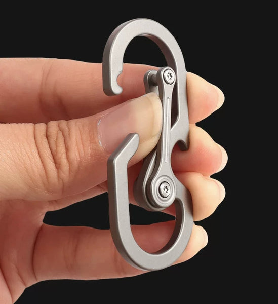Titanium Mechanic Keyring: The Ultimate Outdoor Multi-Tool Quick Clip