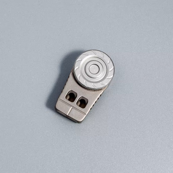 Titanium EDC Survival Whistle Dual High-Decibel Emergency Keychain – Loud & Ready