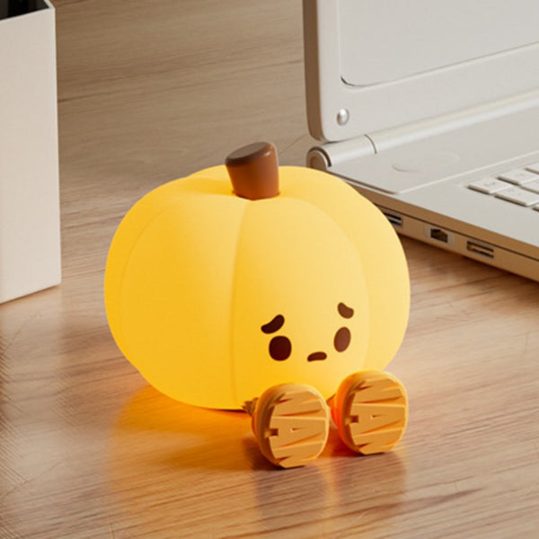 Pumpkin Silicone Tap Light Atmosphere Night Light