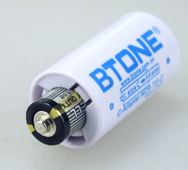 AA to C Battery Adapter - Instant Power Boost