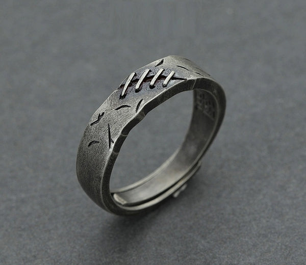 Scar Ring: Trendy Open Couple’s Index Finger Pair