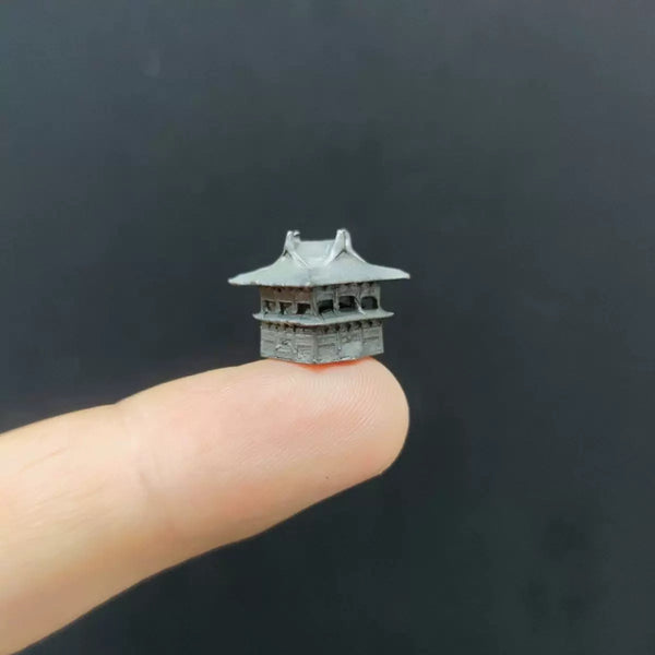 Mini Chinese Ancient House Model Micro Landscape Aquarium Decor
