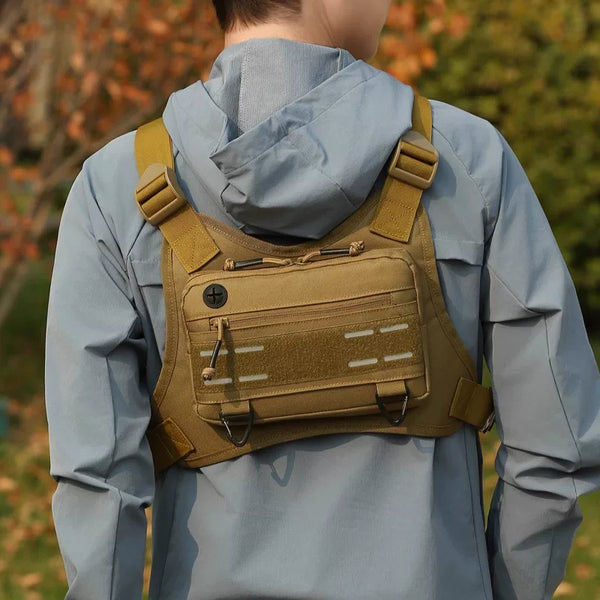 Versatile Vest Chest Bag – Large Capacity Multi-Functional Riding Pack