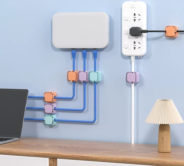 Luminous Magnetic Cable Organizer – Bedside Phone Charging Cord Holder Clip