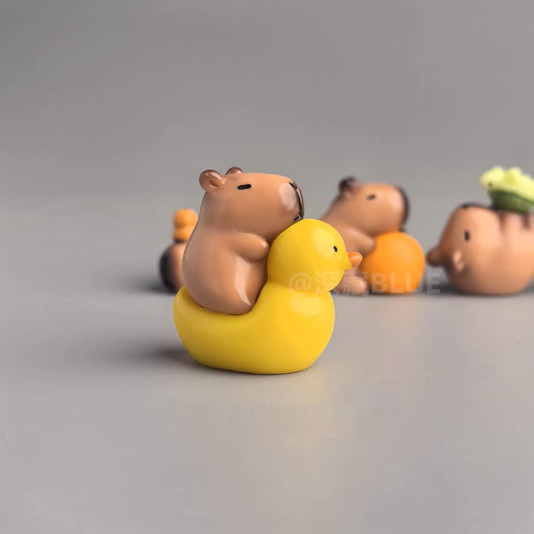 Adorable Capybara Crew: Stress-Relief Desk Decor