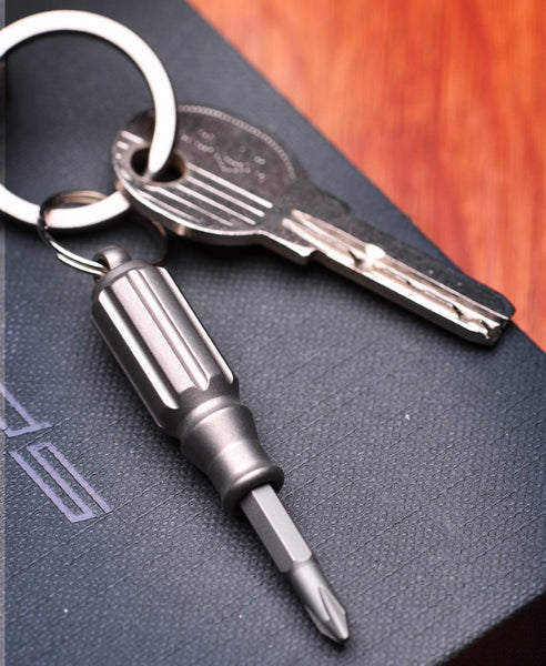 Mini Titanium EDC Screwdriver - Portable Palm Tool