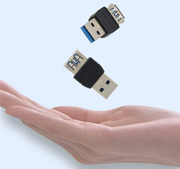 USB 3.0 Male to Female High-Speed Charge & Data Adapter