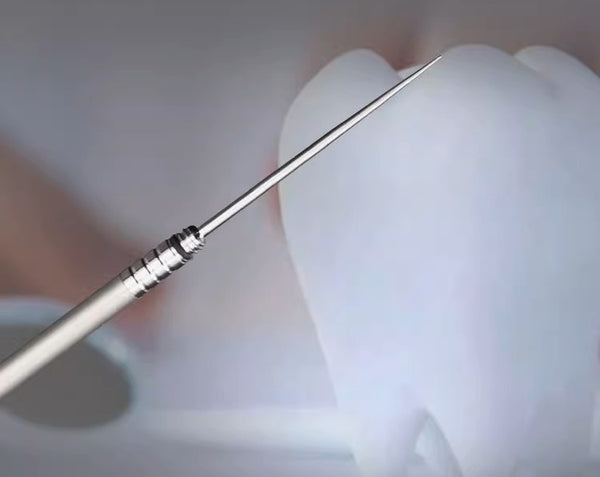 Titanium Telescopic Toothpick: Waterproof Keychain Fruit Pick