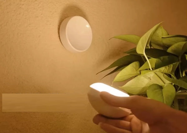 No-Drill Rechargeable Detachable 360° Rotating Sensor LED Night Light