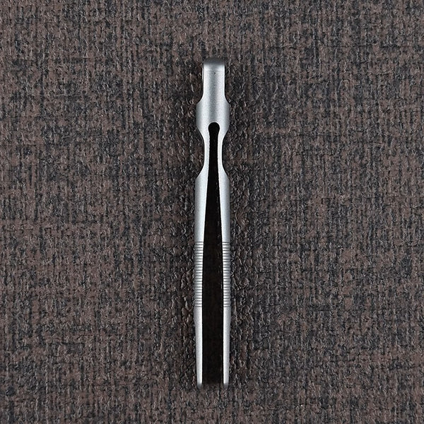 EDC Titanium Mini Tweezer: Rustproof, Non-Magnetic Brow Picker