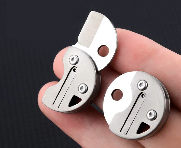 Ultra-Portable Titanium Mini Keychain Tool – EDC Everyday Carry Must-Have!