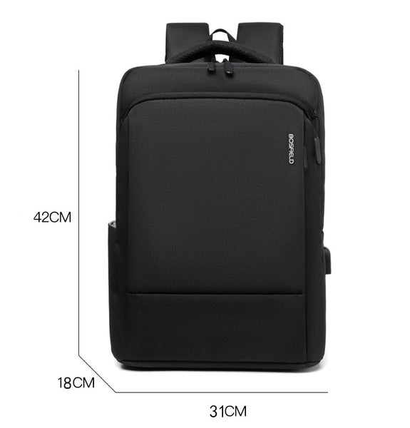 Large Oxford Backpack: Water-Resistant Laptop & Travel Bag