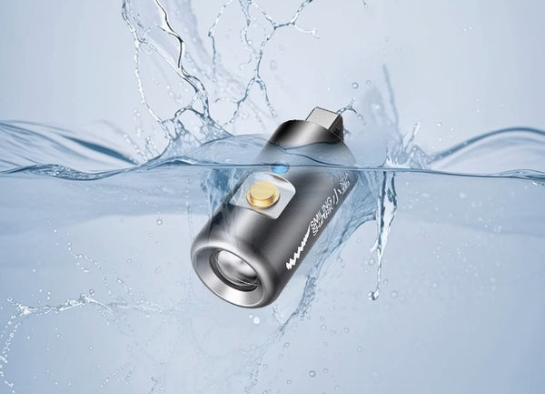 7g Ultra-Light Mini LED Flashlight: Aluminum Magnetic Charging Keychain Light for Any Emergency