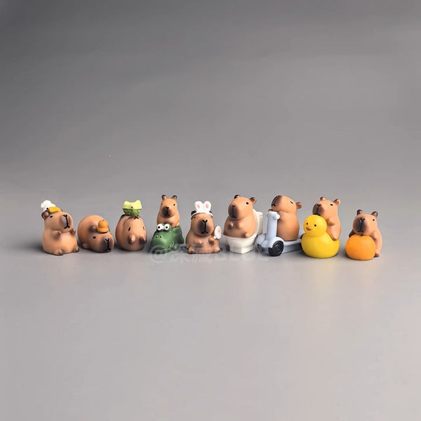 Adorable Capybara Crew: Stress-Relief Desk Decor