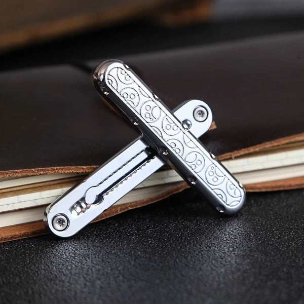 Zinc Alloy Youtiao Spinner: Push-Pop EDC Stress Reliever Toy