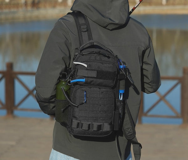 Lightweight Fishing & Cycling Backpack: Adventure-Ready Multi-Pouch Pack