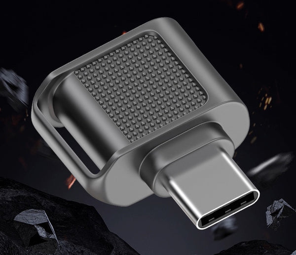 Mini Zinc TF Card Reader: Anti-Slip Apple & PC Magic