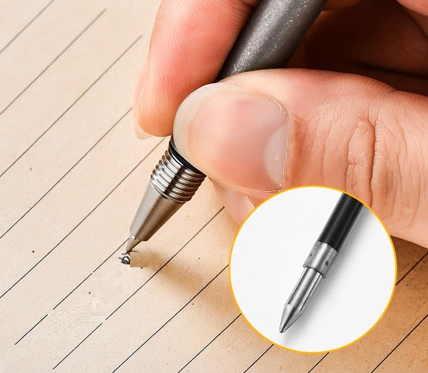 Titanium EDC Short Pen: Outdoor Waist-Hang Ballpoint