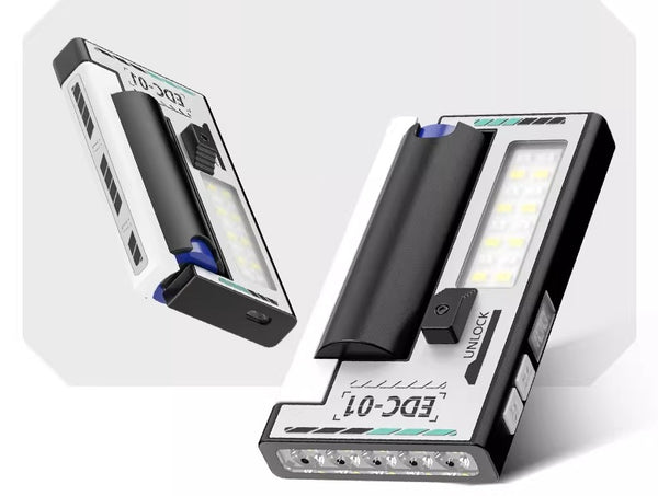 Ultimate 5-LED Magnetic EDC: Smart Digital Power & Tactical RGB Glow!