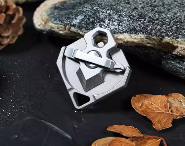 Titanium EDC Multi-Tool - Screwdriver, Wrench, Cool Pendant