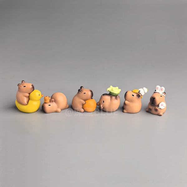 Adorable Capybara Crew: Stress-Relief Desk Decor
