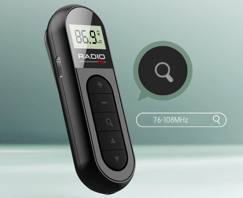 Mini FM Radio: Portable Rechargeable Multi-Function Pocket Gem – GizModern