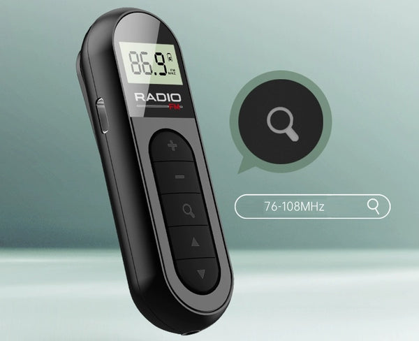 Mini FM Radio: Portable Rechargeable Multi-Function Pocket Gem