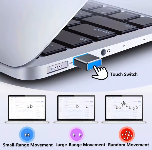 USB Virtual Mouse Mover: Auto-Slide Anti-Sleep Screen Savior