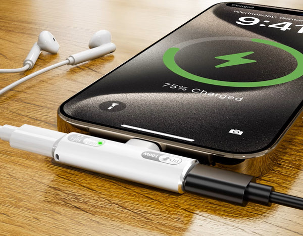 Type-C OTG Audio & PD 100W Fast-Charge Adapter: Rock & Recharge