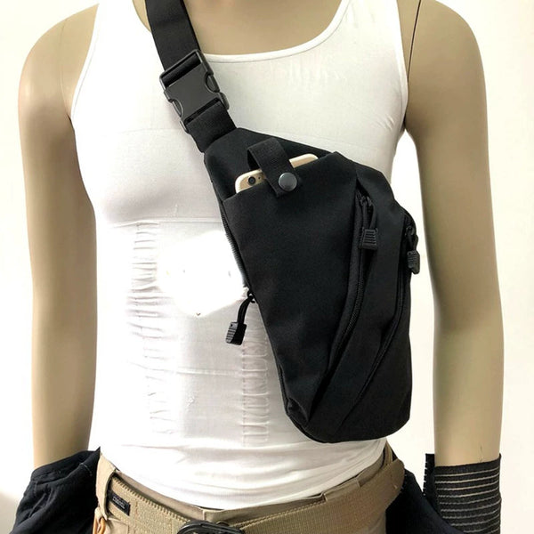 Stealth Grid Underarm Sling: Multi-Function Phone Pocket Magic